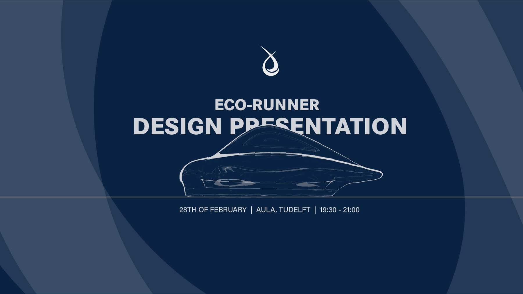 The Design Presentation event poster, designed for the reveal